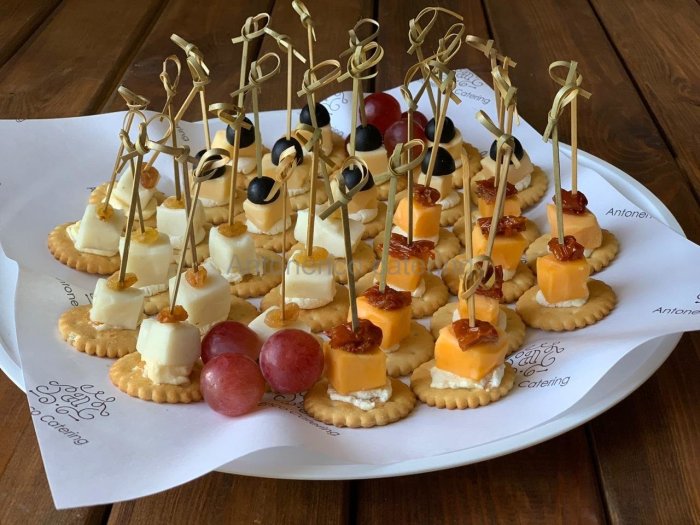 Закуски на фуршетный стол