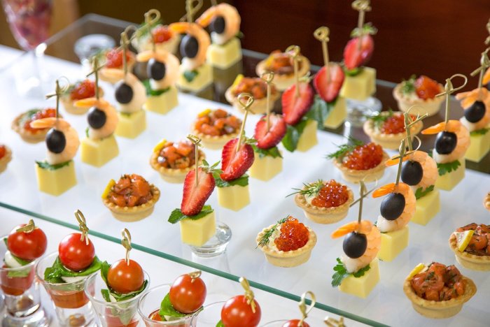 Фингер фуд с паштетом из печени