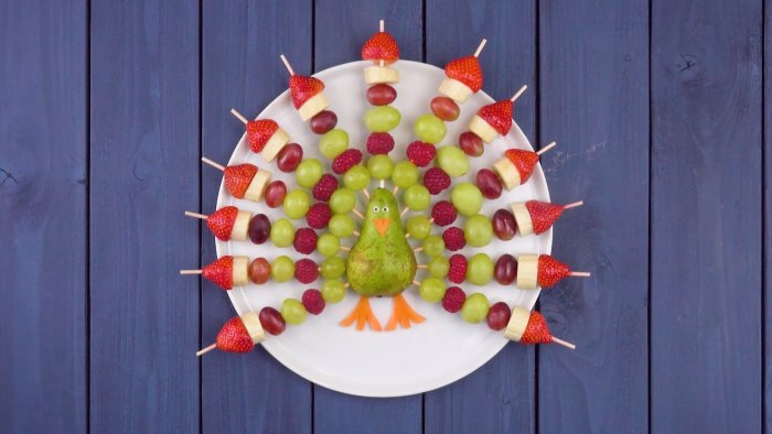 Веселые канапе для детей