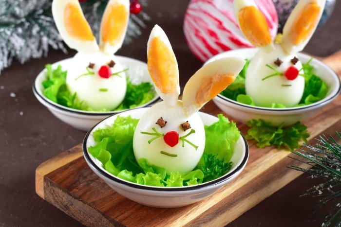 Красивые блюда из яиц