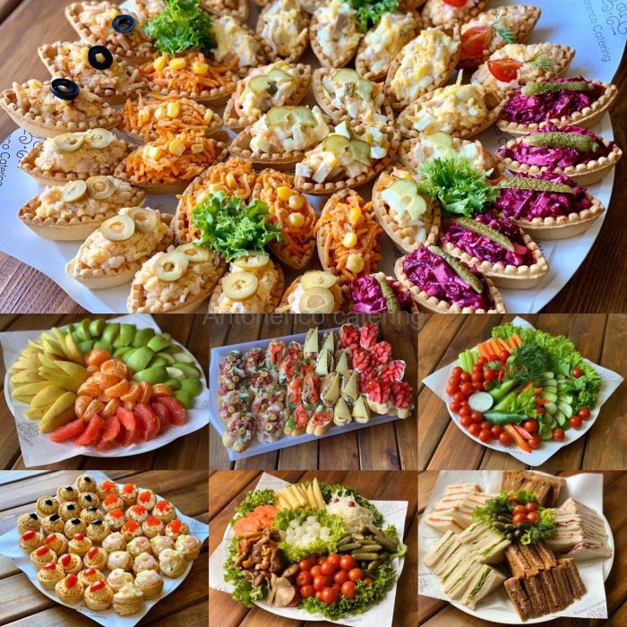 Закуски для фуршета