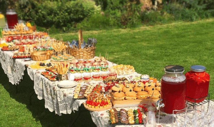 Закуски для пикника на природе