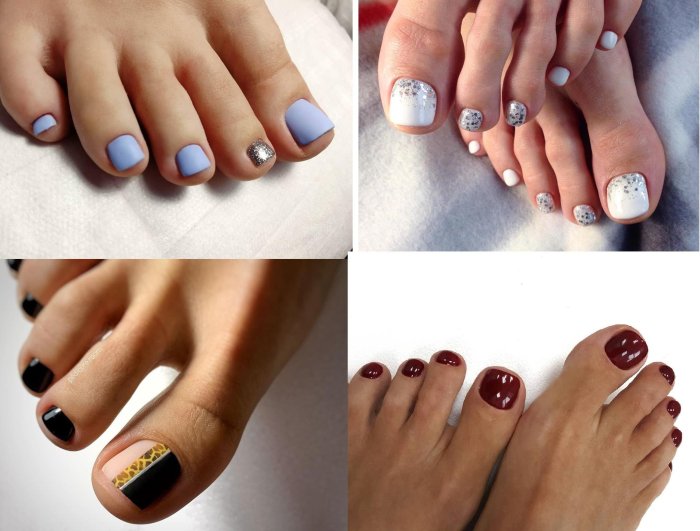 Виды педикюра