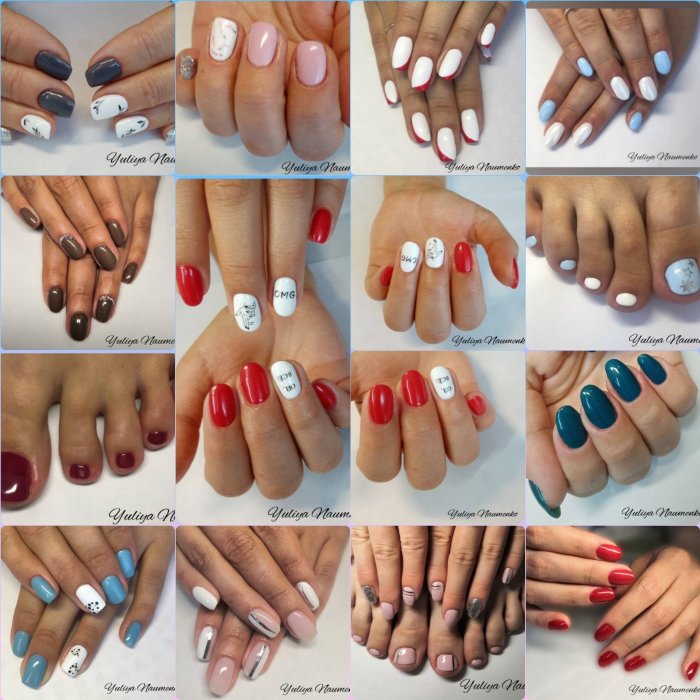 Яркий педикюр 2021