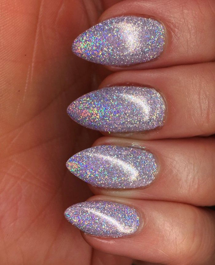 Гель лак Шиммер серебро