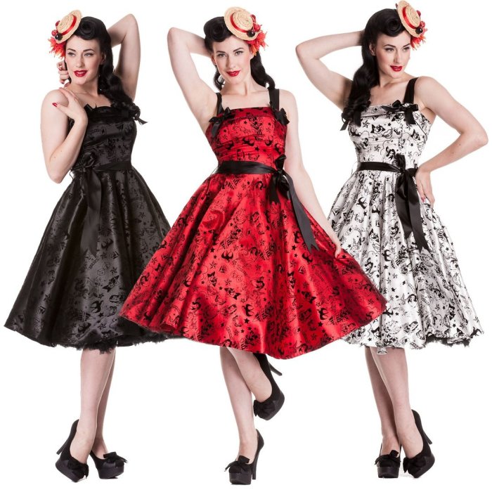 Платья в стиле рокабилли