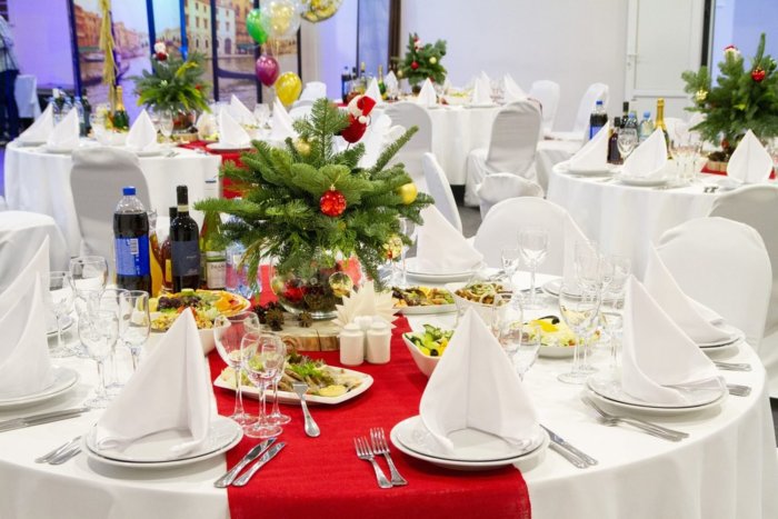 Новогодний банкет в ресторане