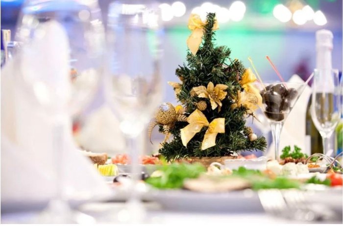 Новогодний банкет в ресторане
