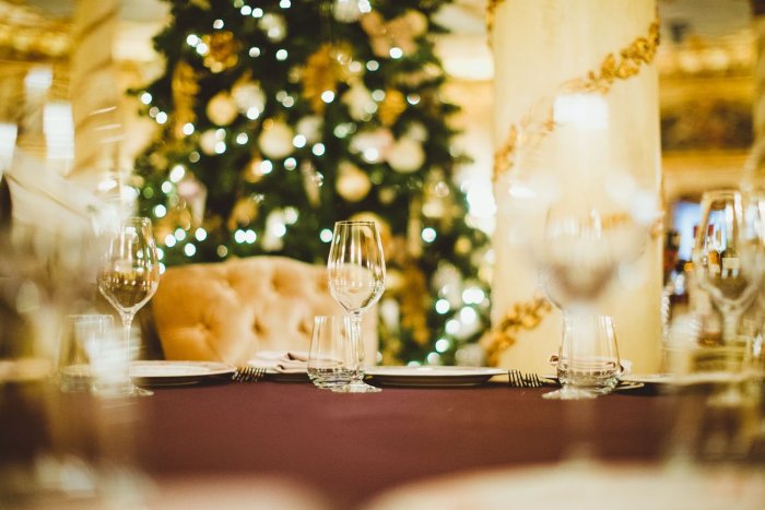 Новогодний банкет в ресторане