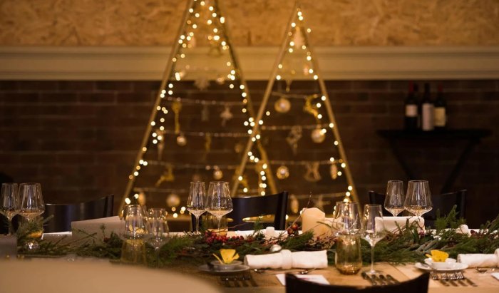 Украшение ресторана на новый год