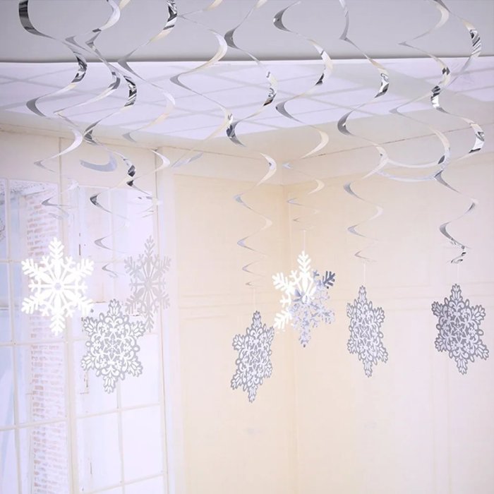 Потолочные украшения на новый год