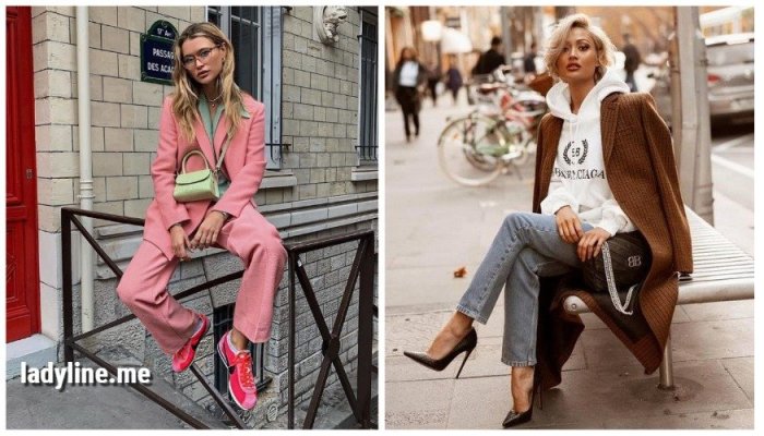 Джемпера в стиле спорт Шик