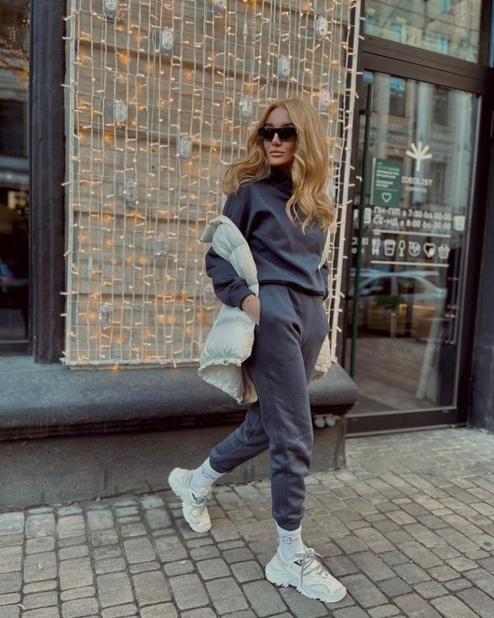 Лук спорт костюм жилетка женский