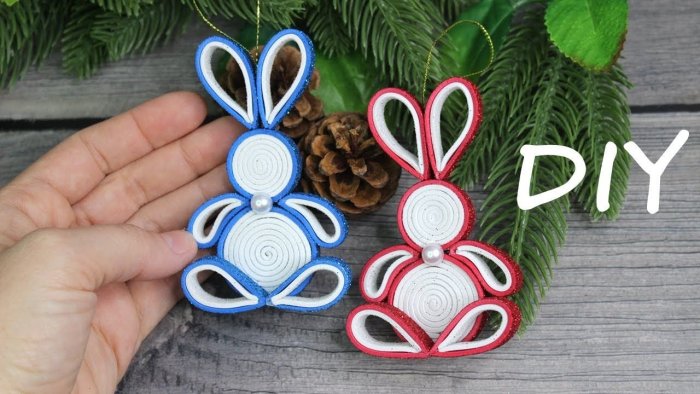 Новогодние игрушки своими руками