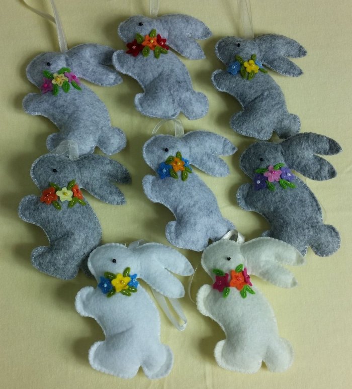 Фетровый зайчик