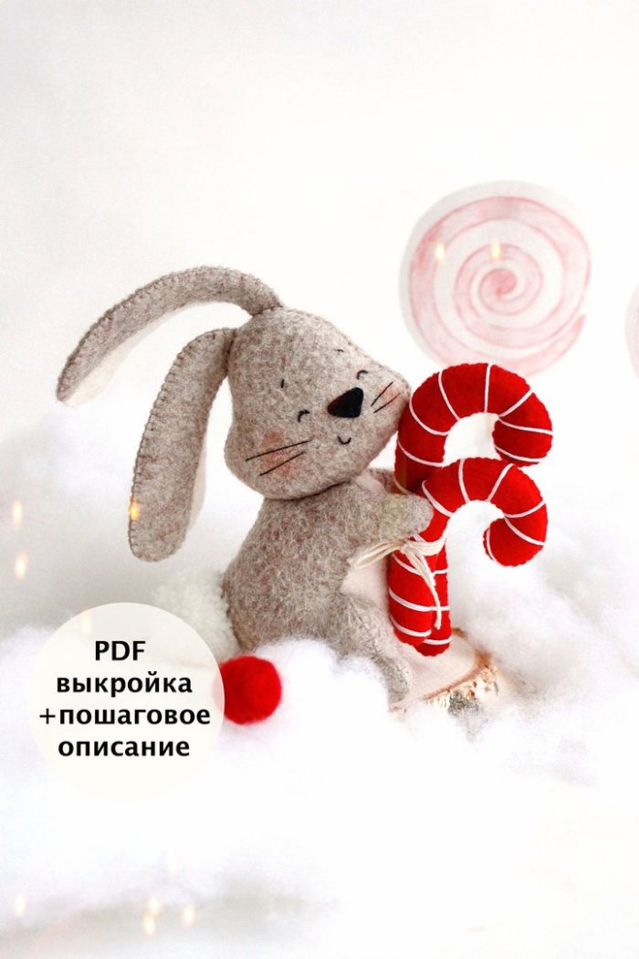 Леденец зайчик