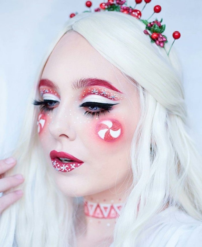 Необычный макияж на НГ