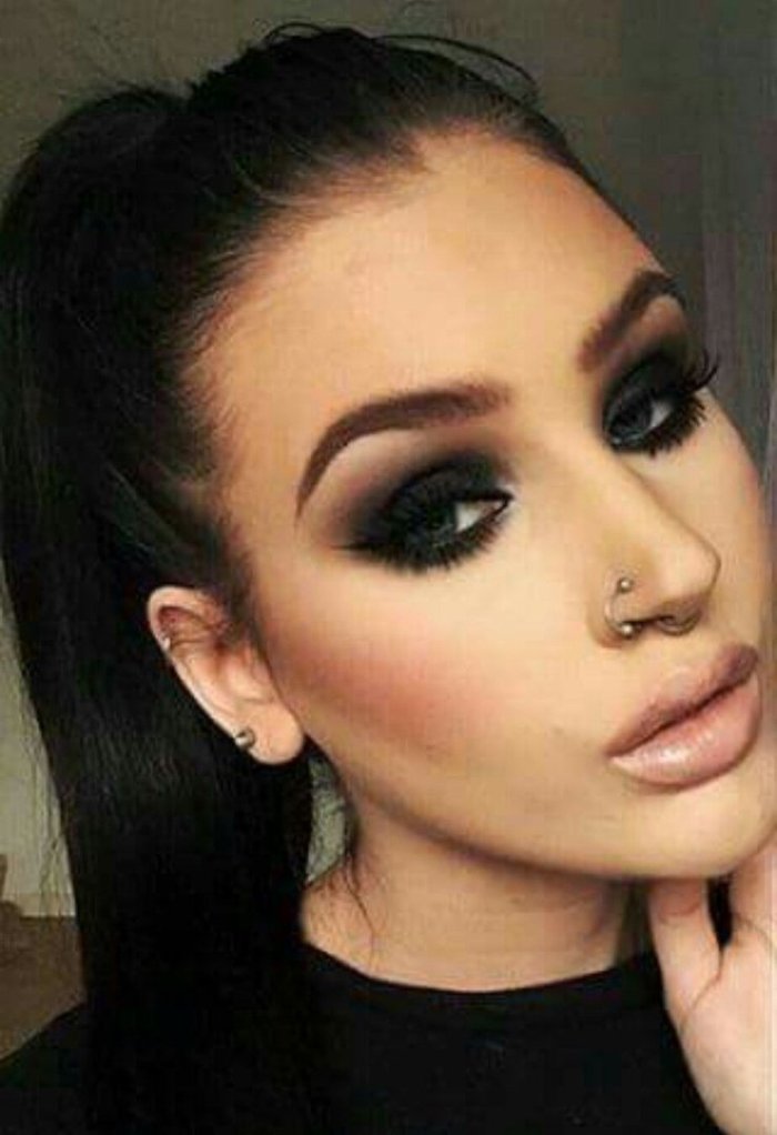 Вечерний макияж Смоки