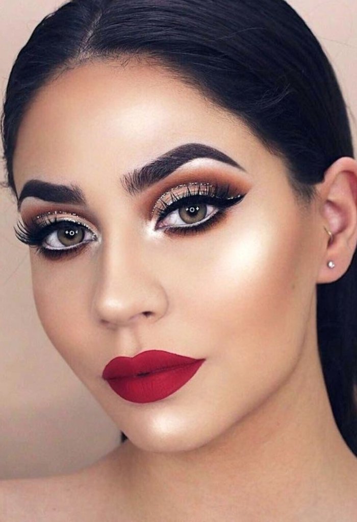 Новогодний макияж