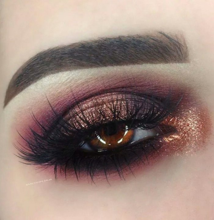 Макияж для карих глаз