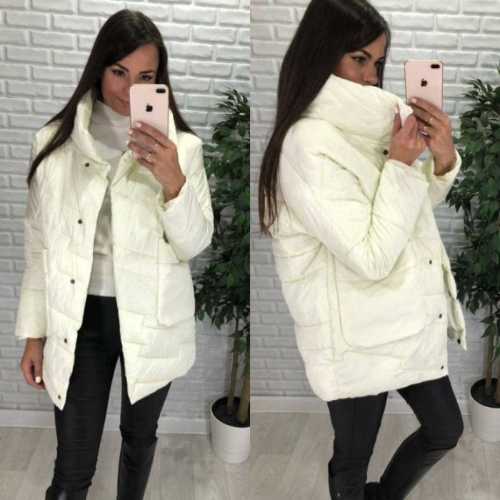 Белая куртка женская