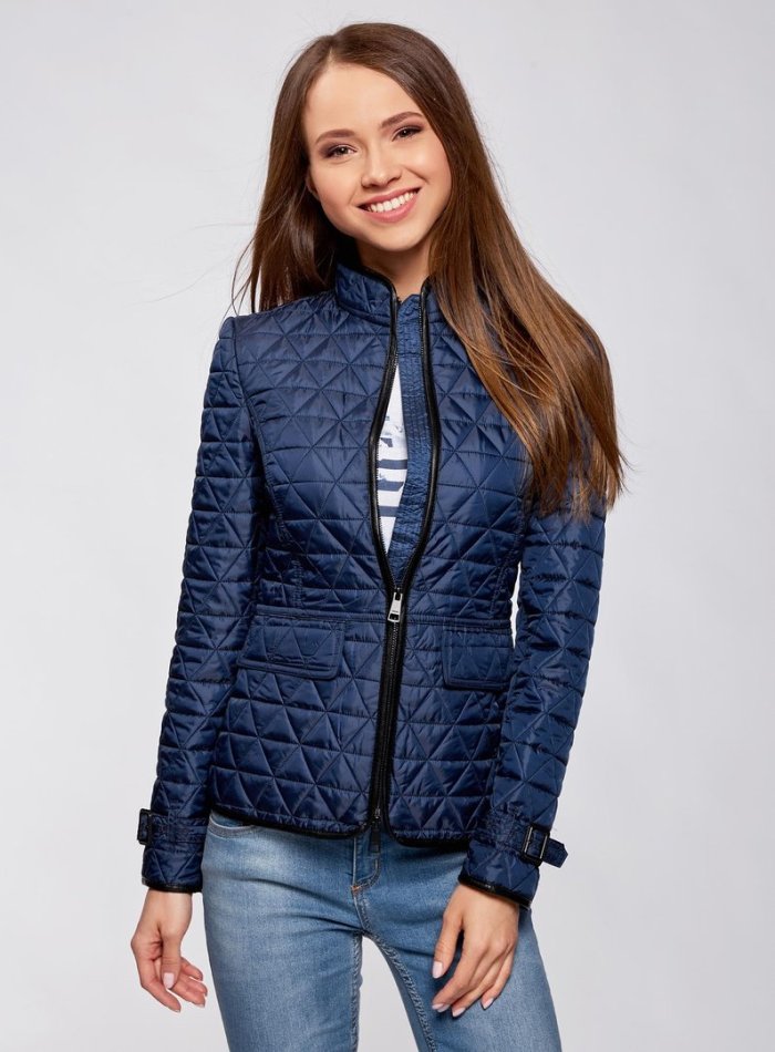 Куртка Оджи удлиненная стеганая