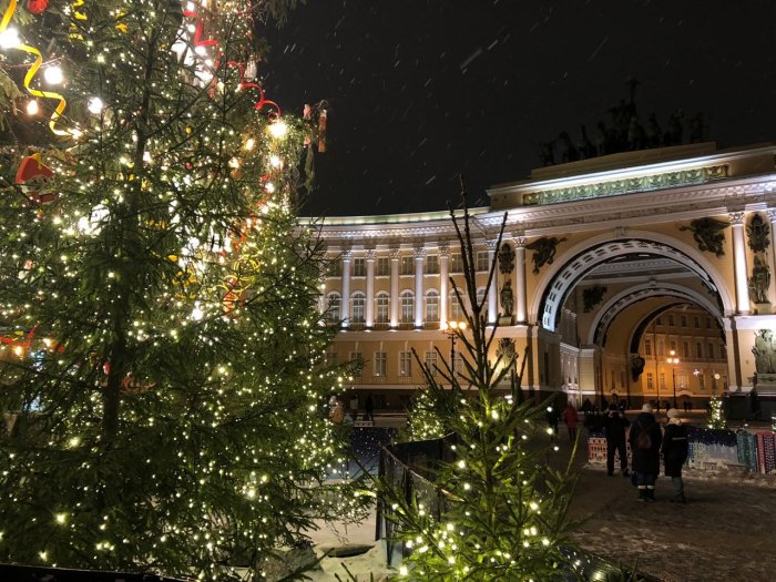 Новогодние места Питера