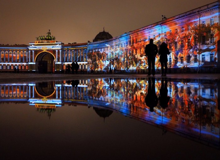 Мэппинг Дворцовая площадь