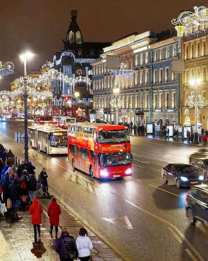 Ночной Невский проспект