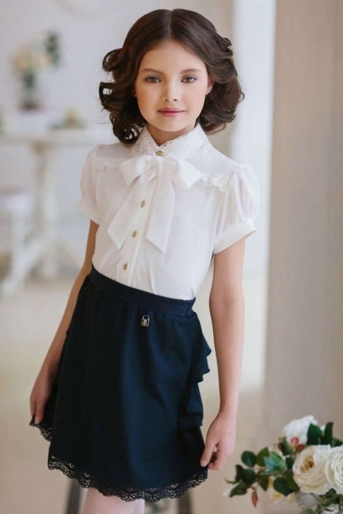Блузка Школьная для девочек