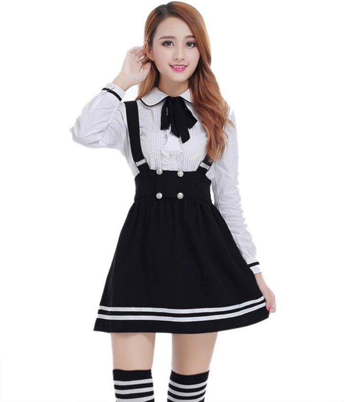 Юбка с лямками