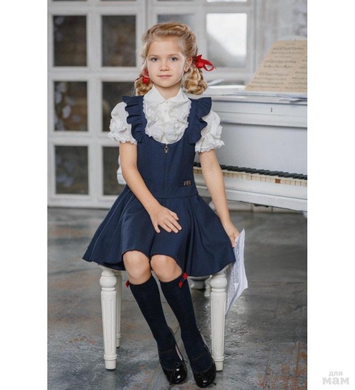 Duwali сарафан школьный