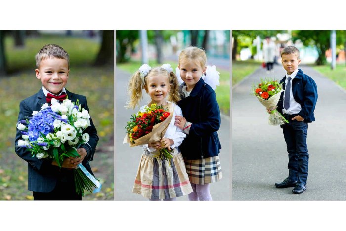 Букет для первоклассника мальчика