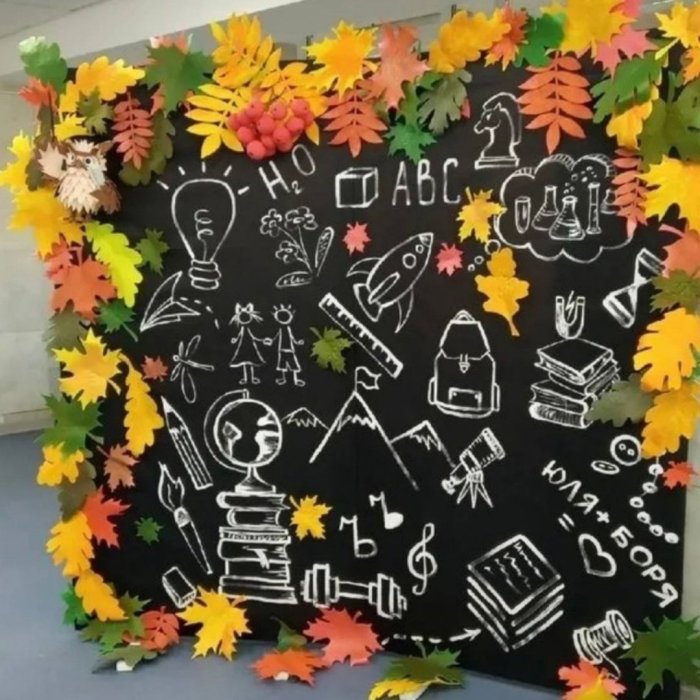 Украшение школьной доски