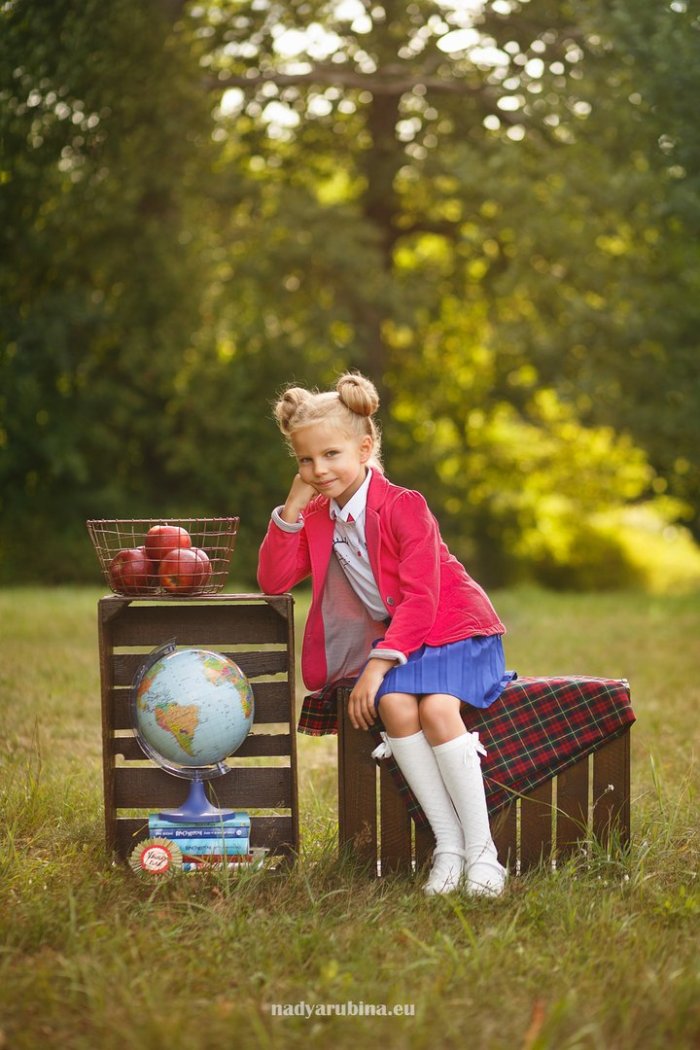 Фотосессия первоклашки