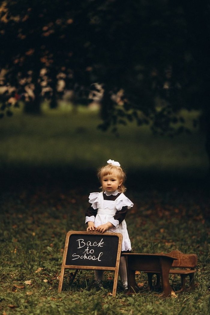 Фотосессия первоклассника