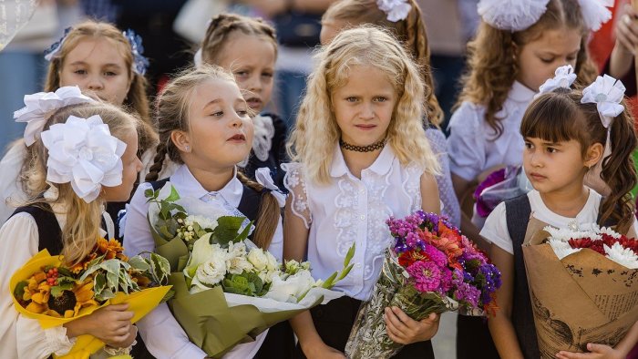 Фотосессия первоклашки