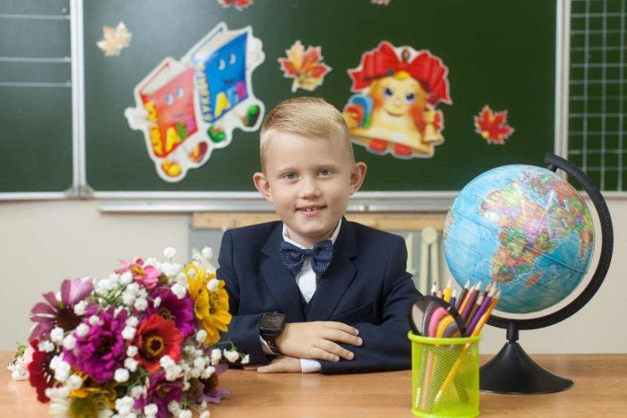 Фон для фотосессии первоклассника