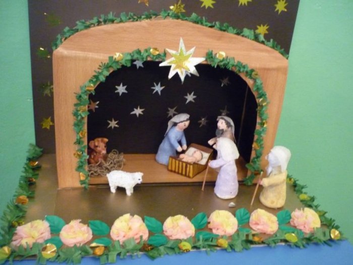 Рождественский вертеп в детский сад