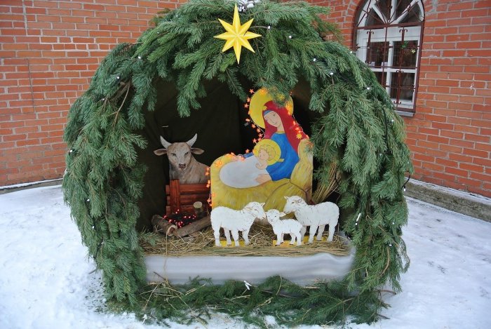 Рождественский вертеп в детский сад