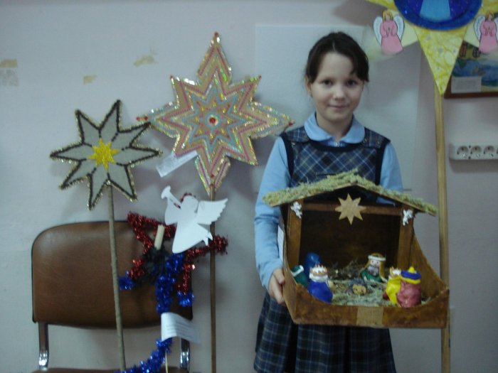 Рождественская звезда поделка на конкурс в школу