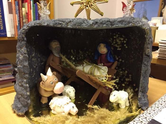 Рождественский вертеп своими руками
