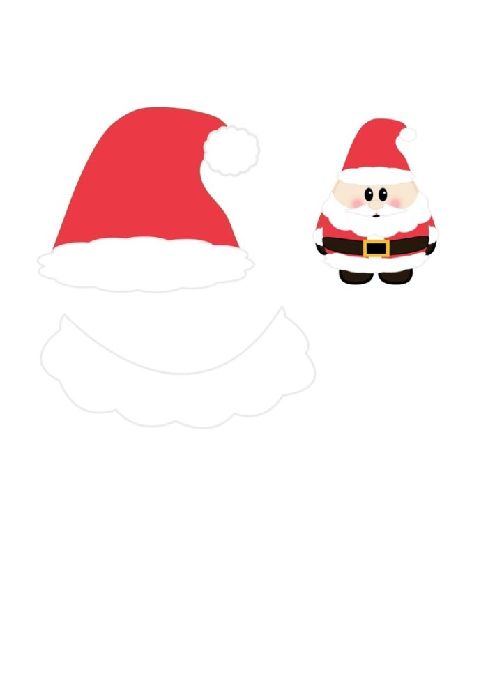 Аппликации Санта