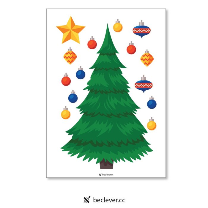 Аппликация елочка