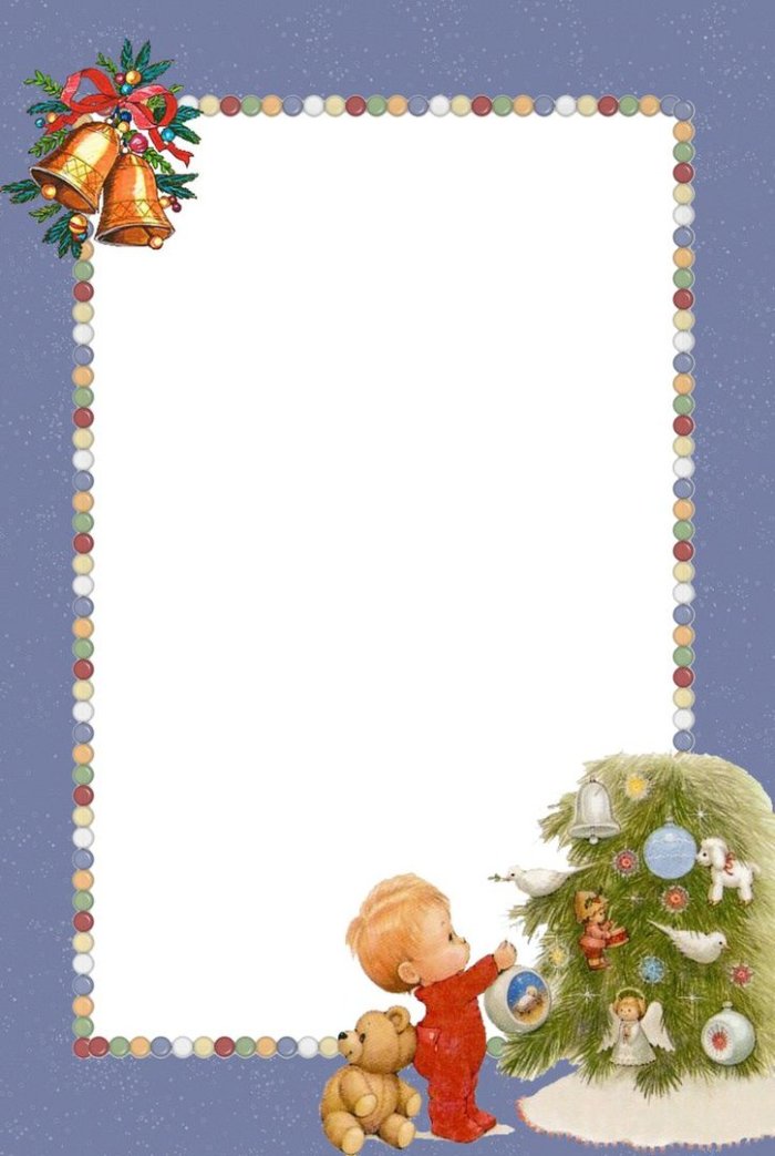 Новогодняя рамка для детей