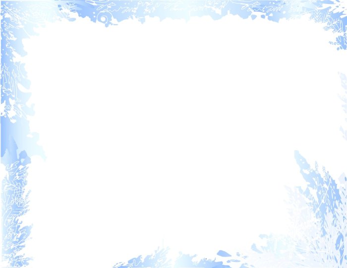 Зимний фон для презентации