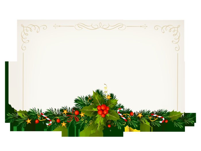 Рамка для новогодней открытки