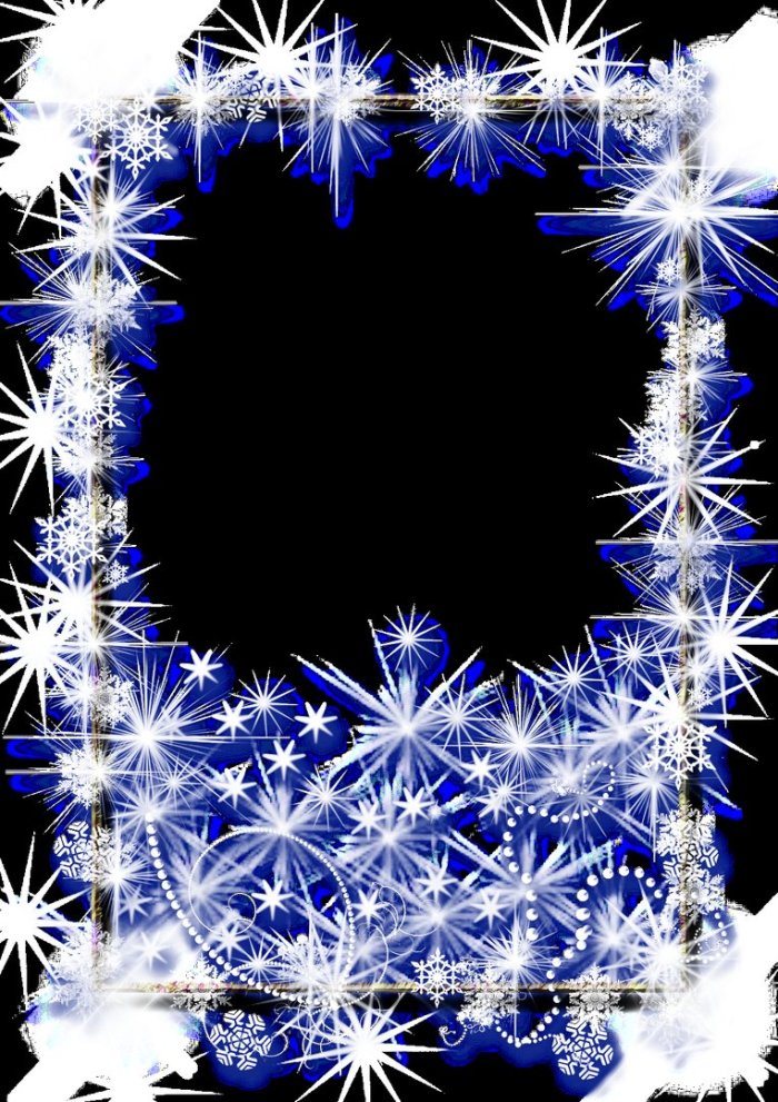 Зимняя фоторамка