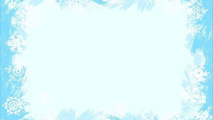 Рамка снежинки
