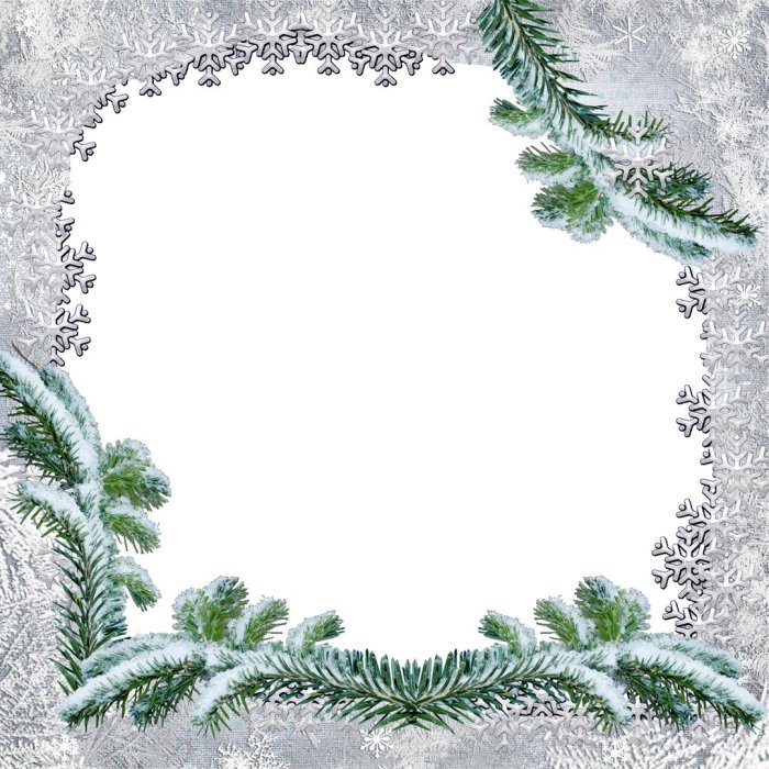 Рамка зима